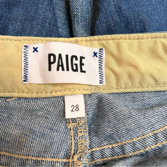 PAIGE Jimmy Jimmy Skinny Distressed Jeans Sz 28 - Picture 2 of 10